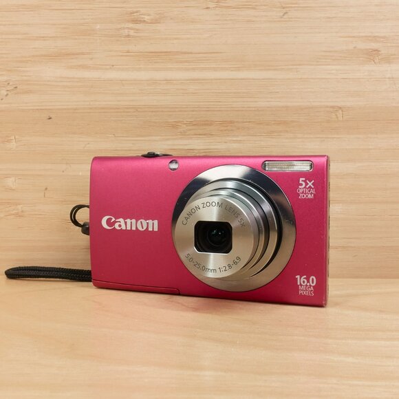 Canon PowerShot A2300 16MP HD Digital Camera Pink - Picture 1 of 9
